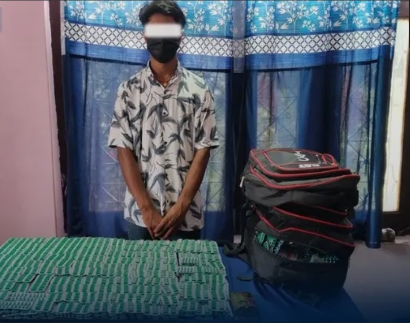 यात्रुवाहक बसबाट १८ हजार ३०० ट्रामाडोल क्याप्सुल बरामद, १९ वर्षीय युवक नियन्त्रणमा