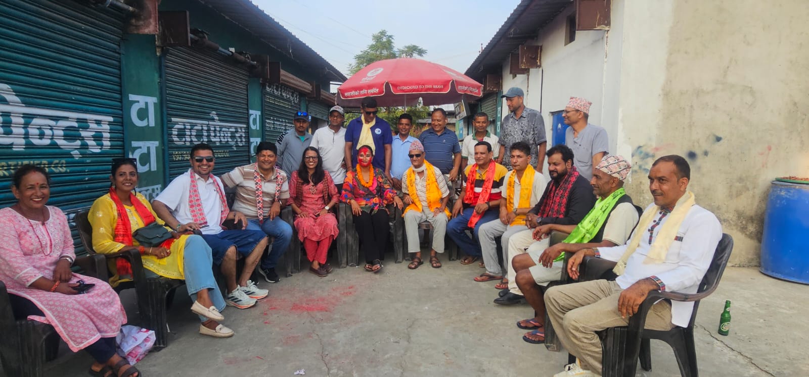 कांग्रेस केन्द्रीय सदस्य मेघा शाहीलाई बारामा भव्य स्वागत